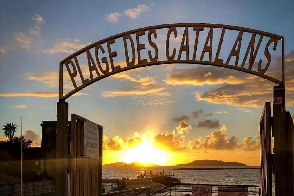 Cosy Catalan, A 50M De La Plage 마르세유